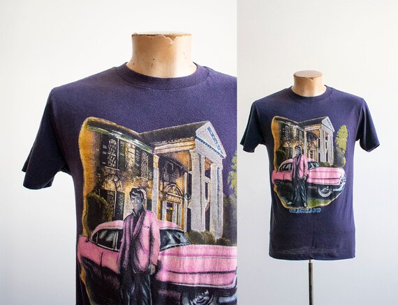 Vintage Graceland Tshirt / Vintage Elvis Tshirt /
