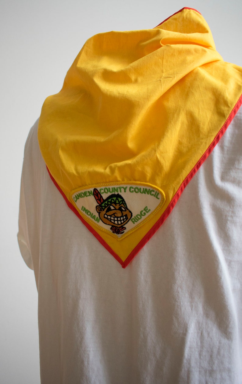 Vintage Algodón Bandana / Vintage Boy Scouts Bandana / Indian Etsy México