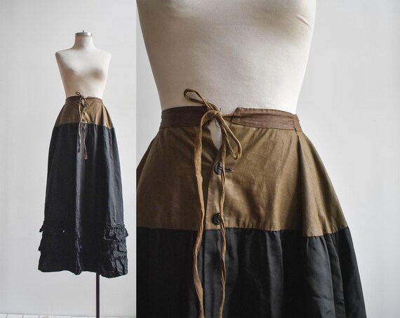 Black Victorian Skirt