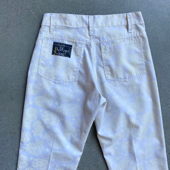 RARE 70s Lilly Pulitzer Mens Bell Bottom Pants / … - image 7