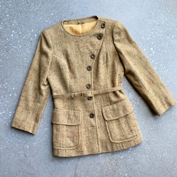 Vintage Tweed Jacket / 1960s Tweed Jacket / Vintage W… Gem