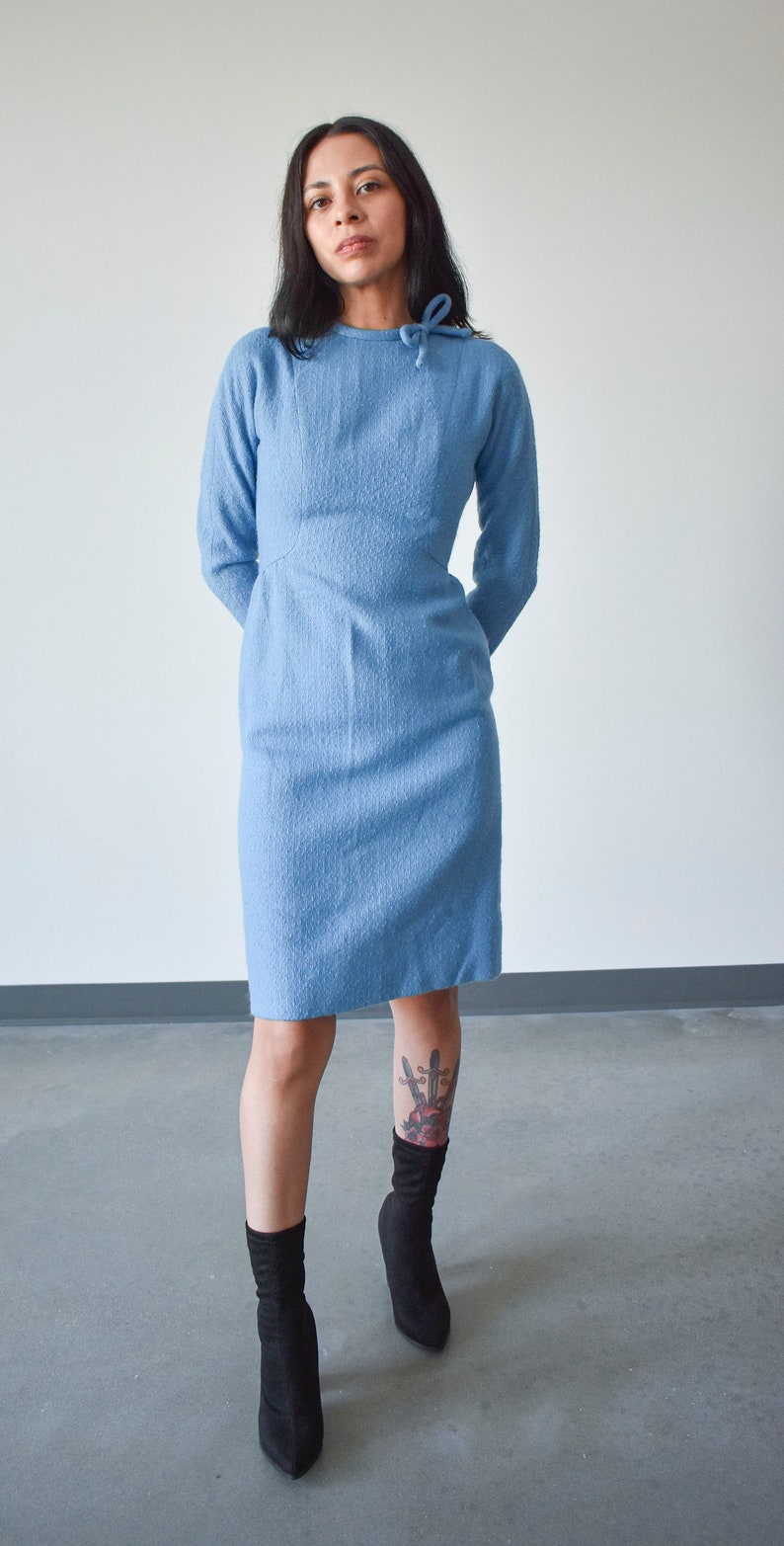 Vintage Pale Blue Winter Lanz Dress image 6