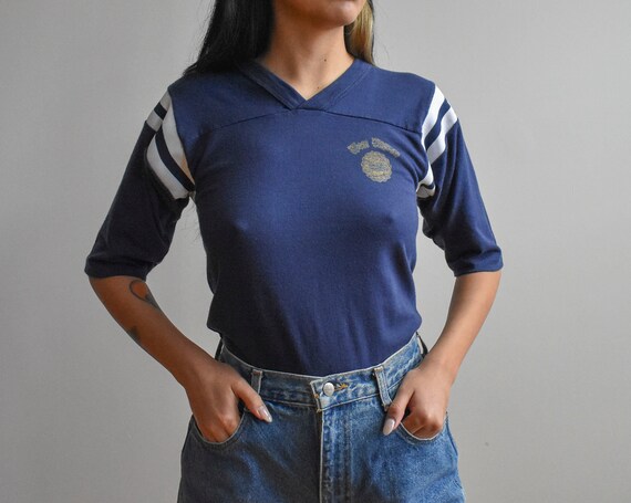 Vintage 1970s Athletic Tshirt / Vintage West Virgi