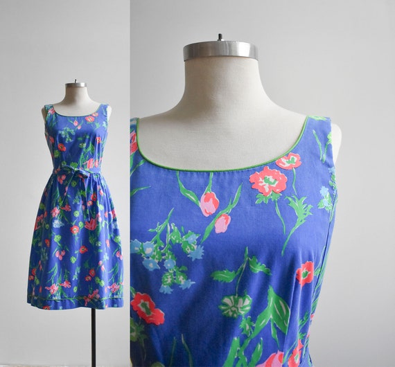 Vintage 1960s Cotton Summer Dress