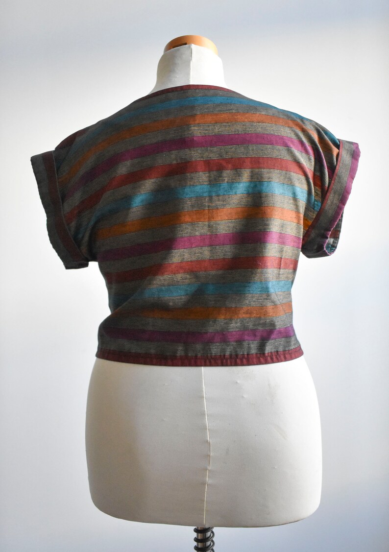 Vintage Striped Cotton Top
