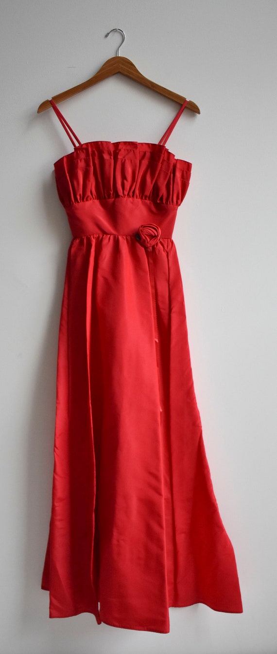 Vintage Cherry Red Gown - Gem