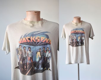 T-shirt Jacksons vintage / T-shirt vintage Original Jackson 5 / T-shirt Jacksons des années 1980 / Michael Jackson Tee