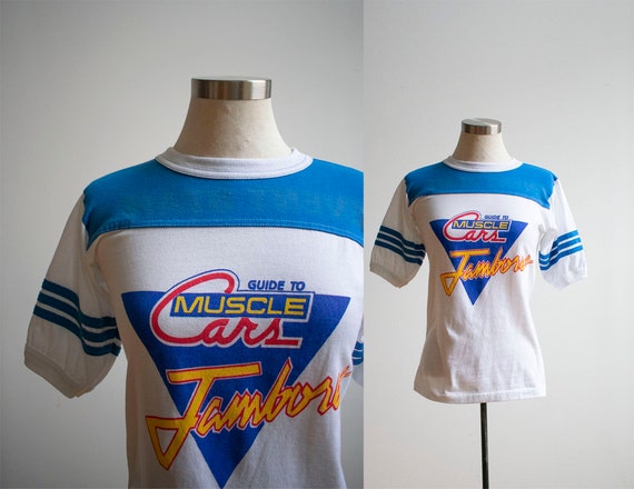 Vintage 1970s Muscle Cars Tshirt / Vintage Muscle