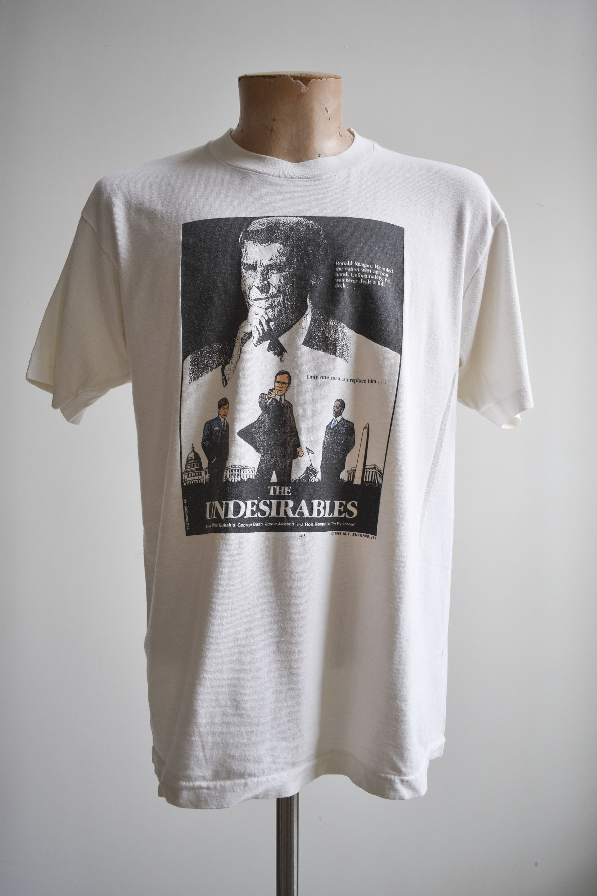 1980s Anti Ronald Reagan Tshirt | Etsy 