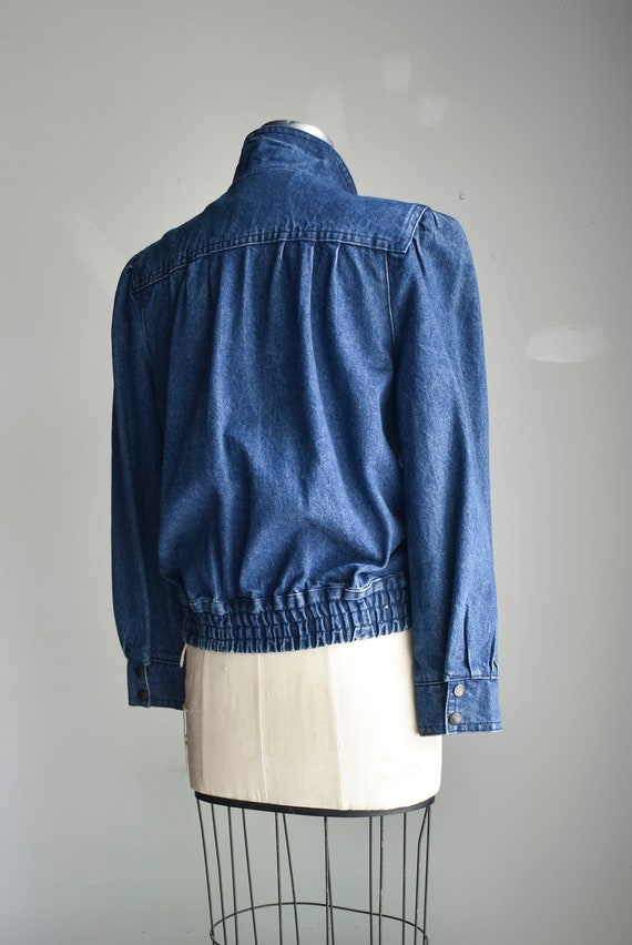 Vintage Jean Jacket / 1980s Womens Jean Jacket / … - image 7