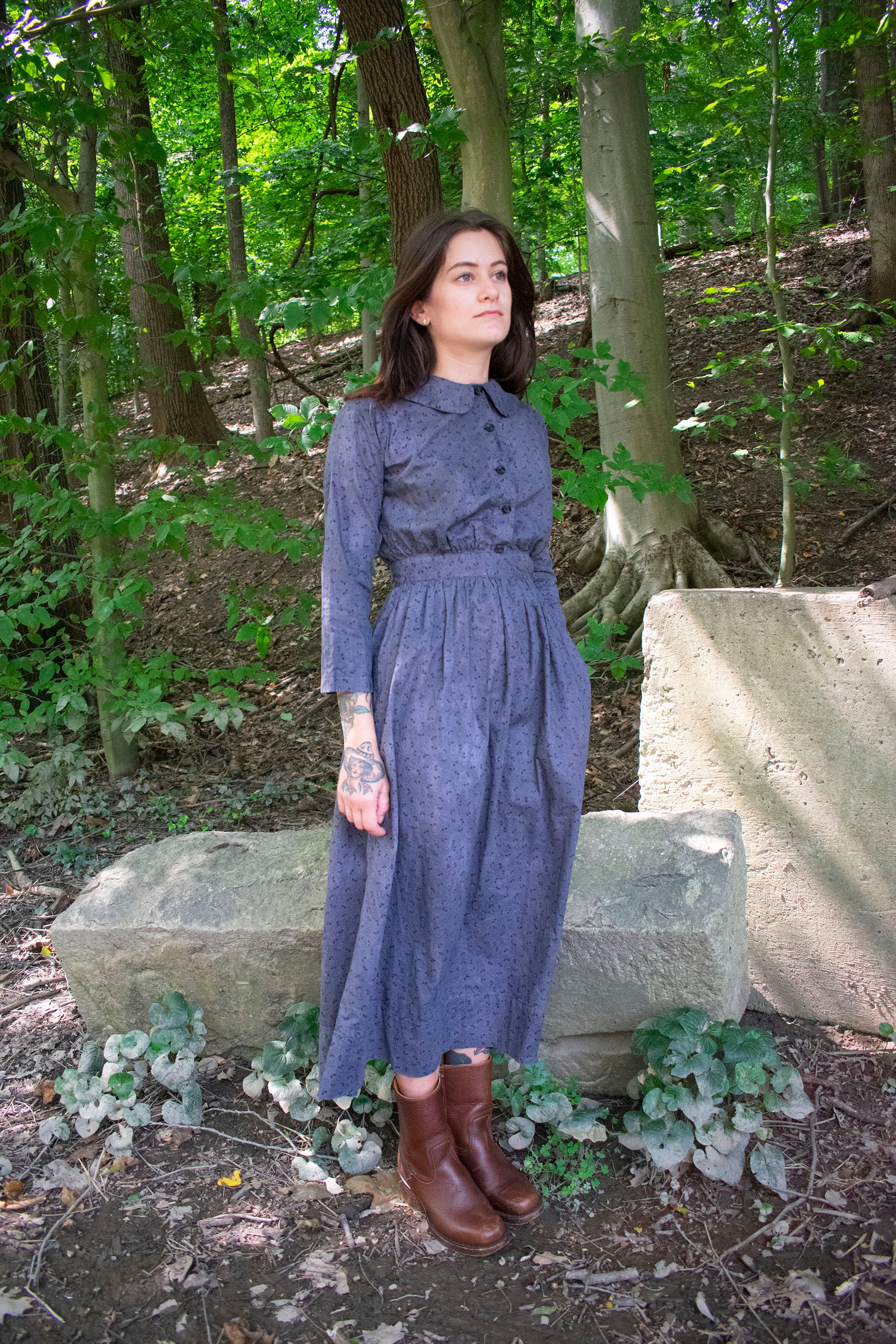 Vintage 1930s 1940s Farm Dress Cotton Farm Dress XS True Vintage Mini Floral Dress Vintage Cotton Farm Dress Vintage Farm Dress XS Etsy