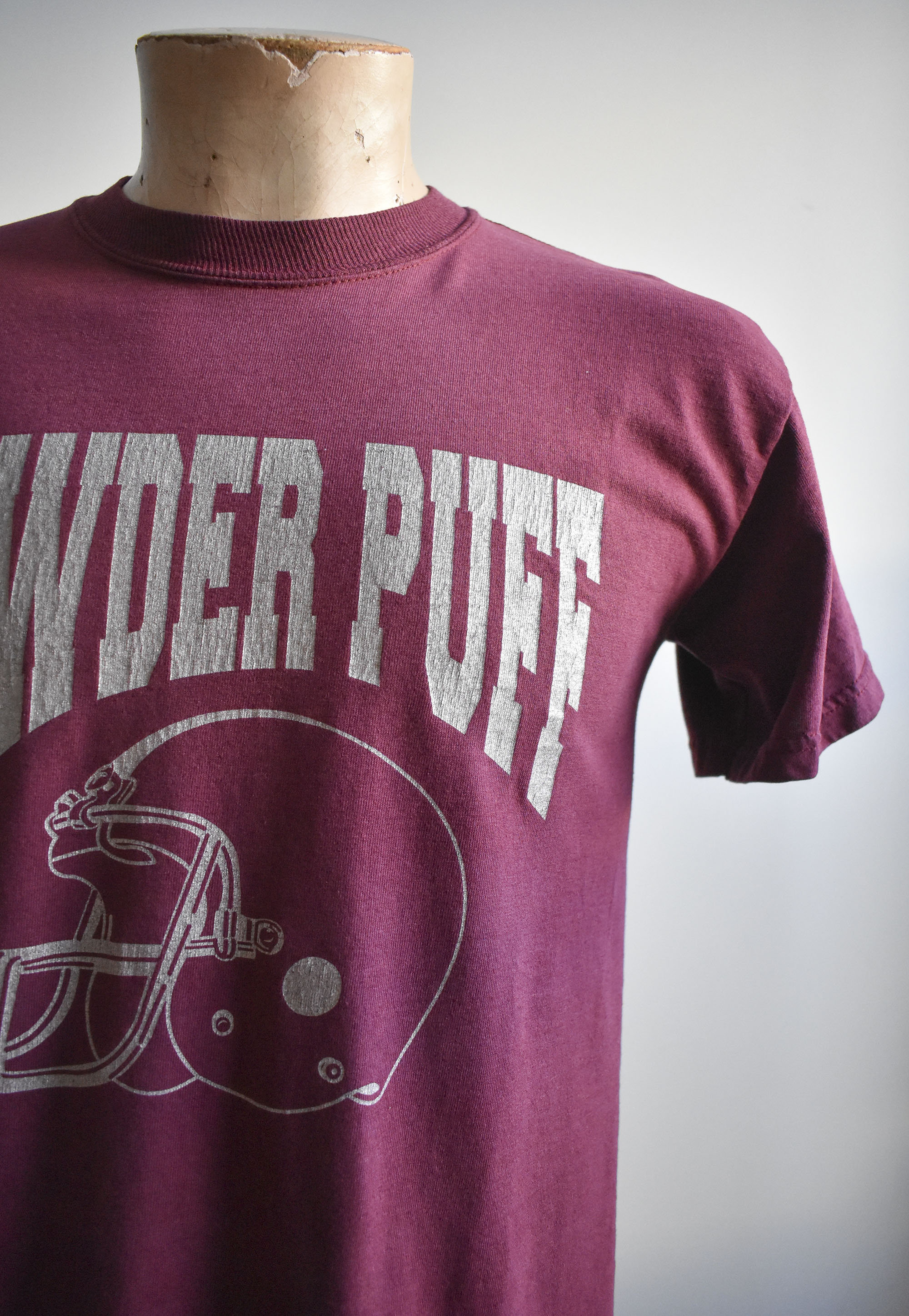 Vintage Powder Puff Football Tee / Vintage Athletic Football Etsy