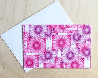 note card set, Just because cards, Blank note Card Set, floral Pattern Note Cards, note cards with envelopes, folded Note Card Set