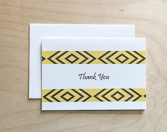 Thank you cards, Thank you notes, thank you card set, Note cards, cards with envelope