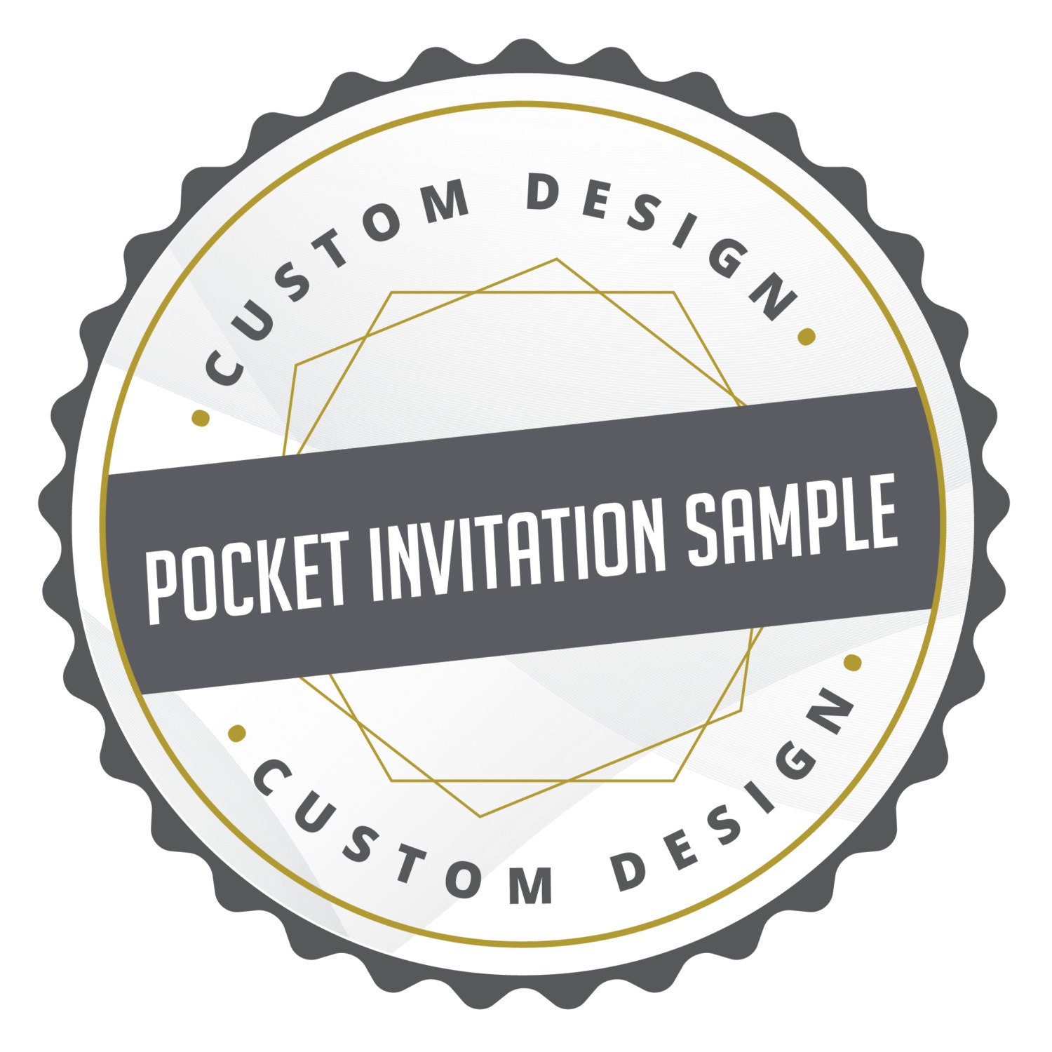 Sample Pocket Wedding Invitation