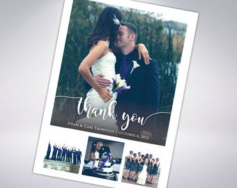 Custom Wedding Thank You Cards & Envelopes | Postcard Option Available | Wedding Thank You | Custom Message | Wedding Postcards | Thank You