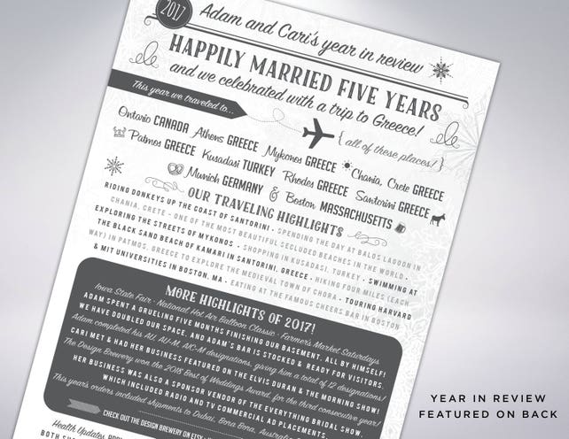 year in review custom holiday cards envelopes christmas cards timeline holiday cards