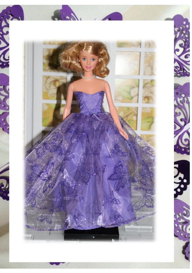 barbie with purple dress