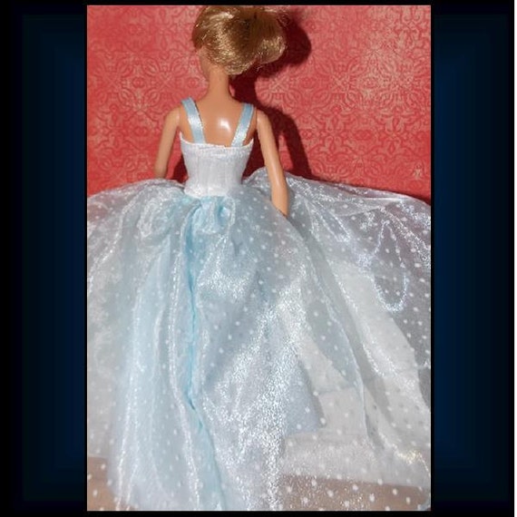 Sequin Mermaid Tail Doll Dress For 11.5/" 1//6 Doll Clothes Evening Party Gown Toy