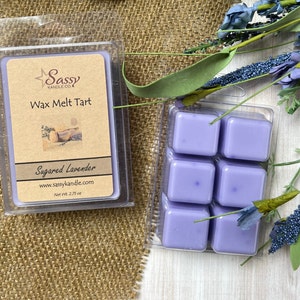 SUGARED LAVENDER | Wax Melt Tart | Wax Tart | Wax Melt | Phthalate Free | Soy Blend | Sassy Kandle Co.