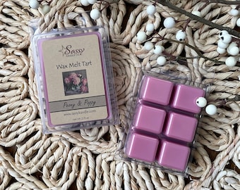PEONY & POPPY | Wax Melt Tart | Phthalate Free | Soy Blend | Sassy Kandle Co.
