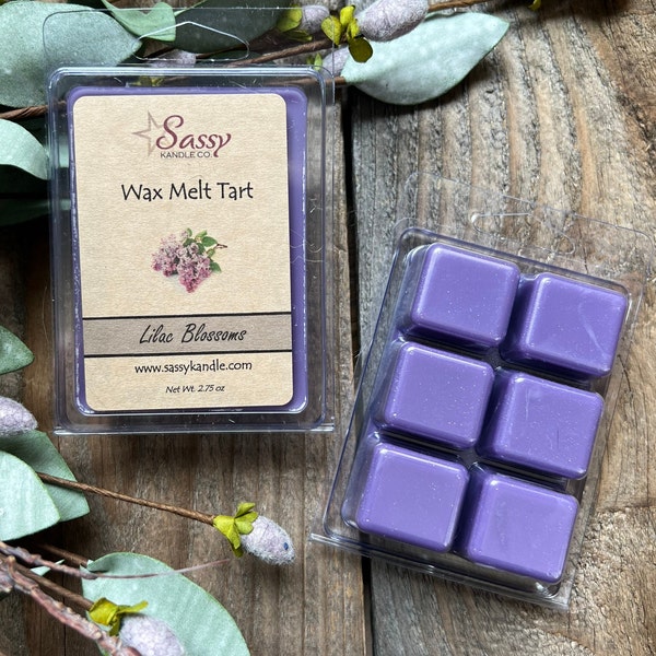 LILAC BLOSSOMS | Wax Melt Tart | Wax Tart | Wax Melt | Phthalate Free | Soy Blend | Sassy Kandle Co.