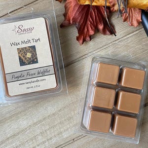 PUMPKIN PECAN WAFFLES | Wax Melt Tart | Sassy Kandle Co.