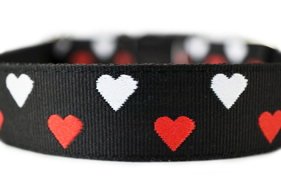 Valentines Day Red Dog Collar | Etsy