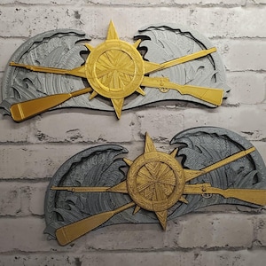 3D USCG Response Operations Ashore Insignia ~ US Coast Guard. Chief, Hat Box, CCTI, Advancement, Retirement