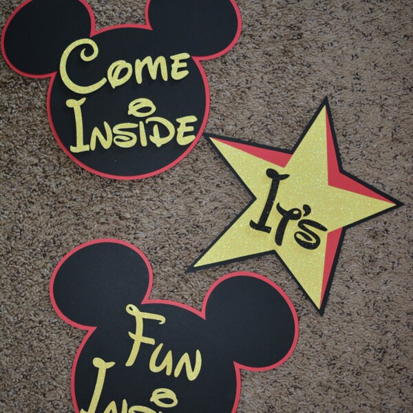 Mickey Mouse Decorations ~ Birthday, Nursery ~ FREE SHIPPING!!!