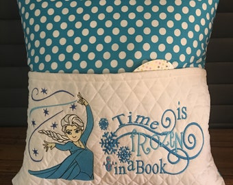 Elsa frozen Book Pillow Etsy
