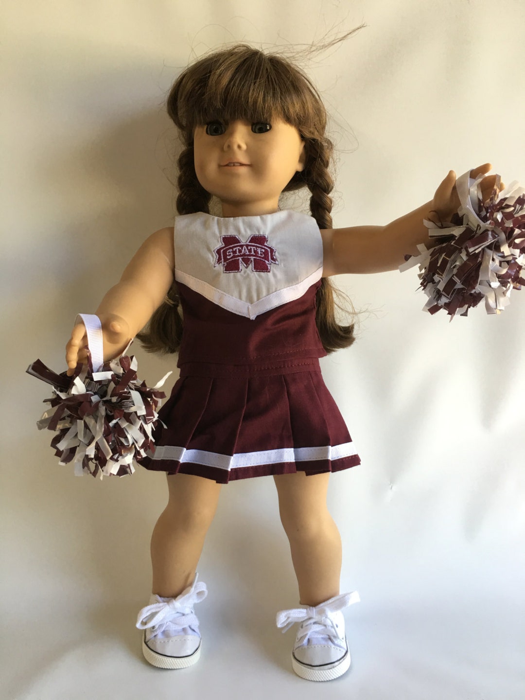 18 Doll Cheer Outfit With Mississippi State Logo and Matching Pompoms -   Canada