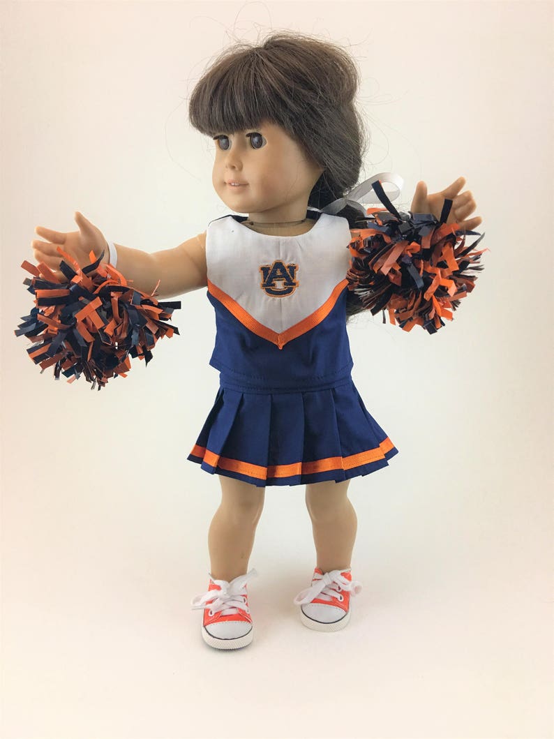 Doll Cheerleading Uniform for 18 Doll, Cheerleading Outfit for Dolls