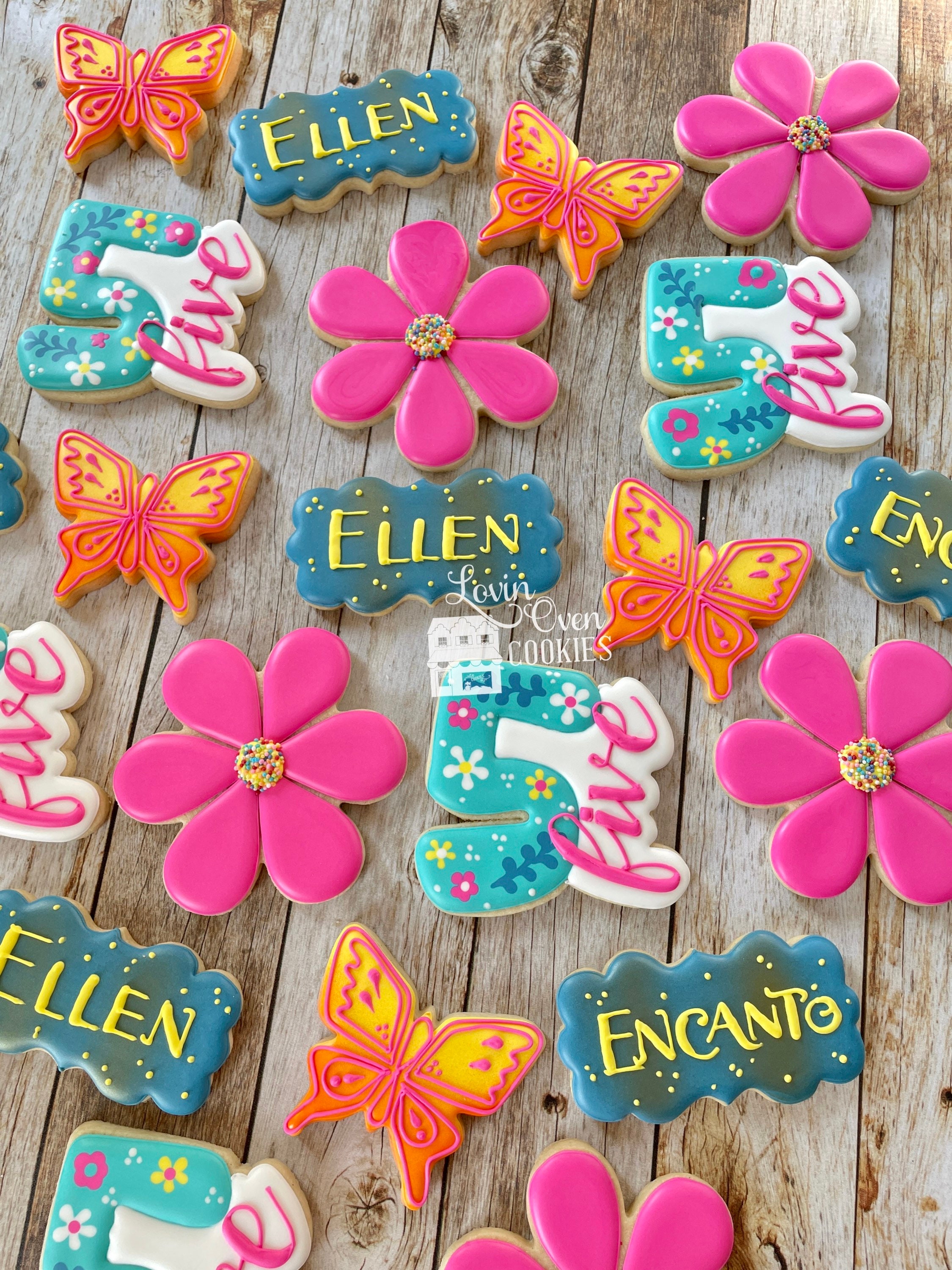 Encanto Inspired Decorated Sugar Cookies Birthday Party 1 Etsy