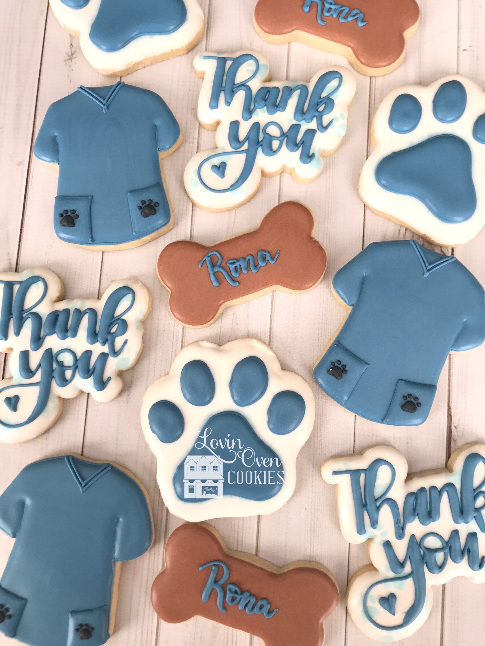 Veterinarian Decorated Sugar Cookies 1 Dozen Doctor Office Etsy