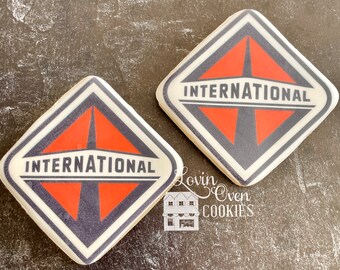 Company Logo Cookies, Corporate Logo Decorated Sugar Cookies, 1 Dozen Cookies, Dessert Table, Customer Appreciation, Realtor Cookies