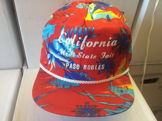 Vintage Baseball Cap california Mid 