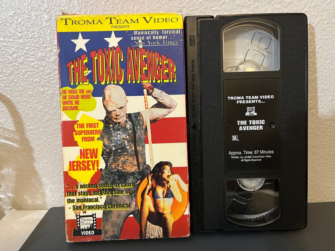 The Toxic Avenger 1995 VHS Movie Troma Cult Classic Horror Etsy
