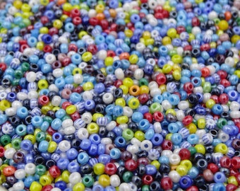 Czech Glass 11/0  Opaque Luster Mix Seed Bead  20 Grams