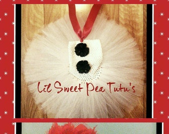 VERKOOP! Hair Clip en stijlvolle sneeuwpop tutu jurk
