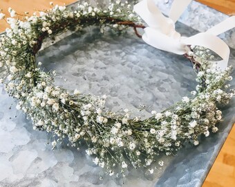 Babys Breath Halo Etsy