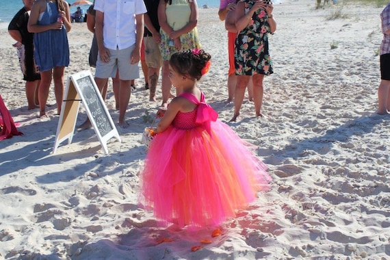 open lace back dress Orange Glow Tulle Party Dress  Love to Dress Up
