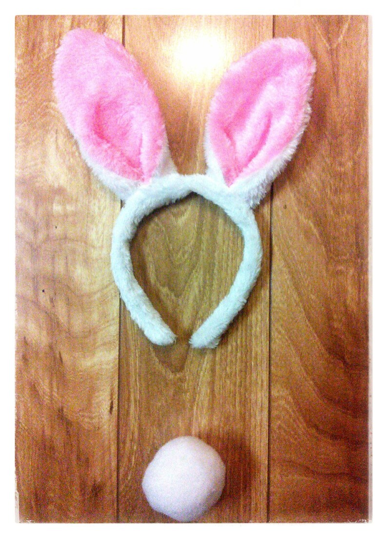 Fluffy Bunny Tutu Costume with ears and tail