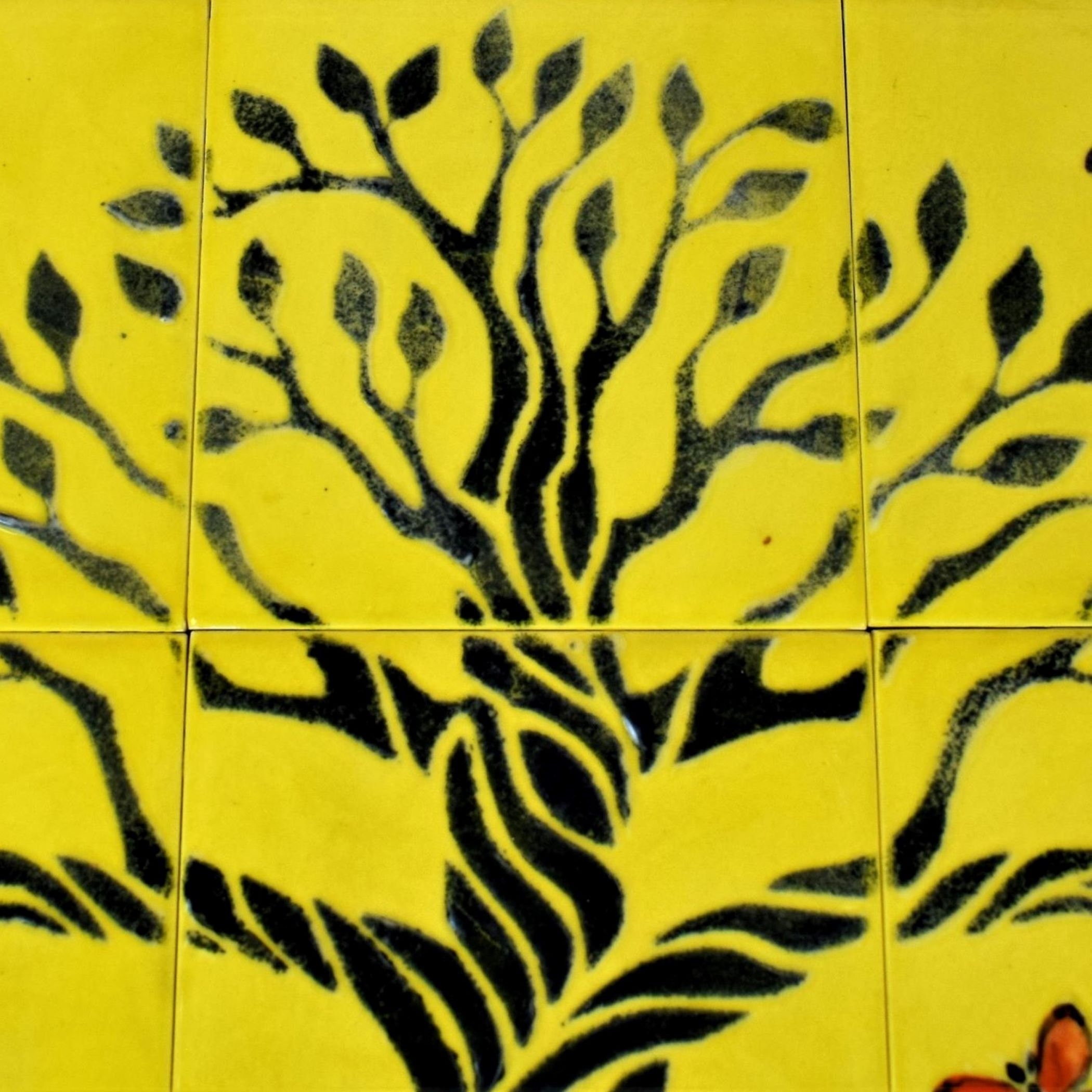 Backsplash Wandbild Baum des Lebens handgefertigt Fliesen | Etsy