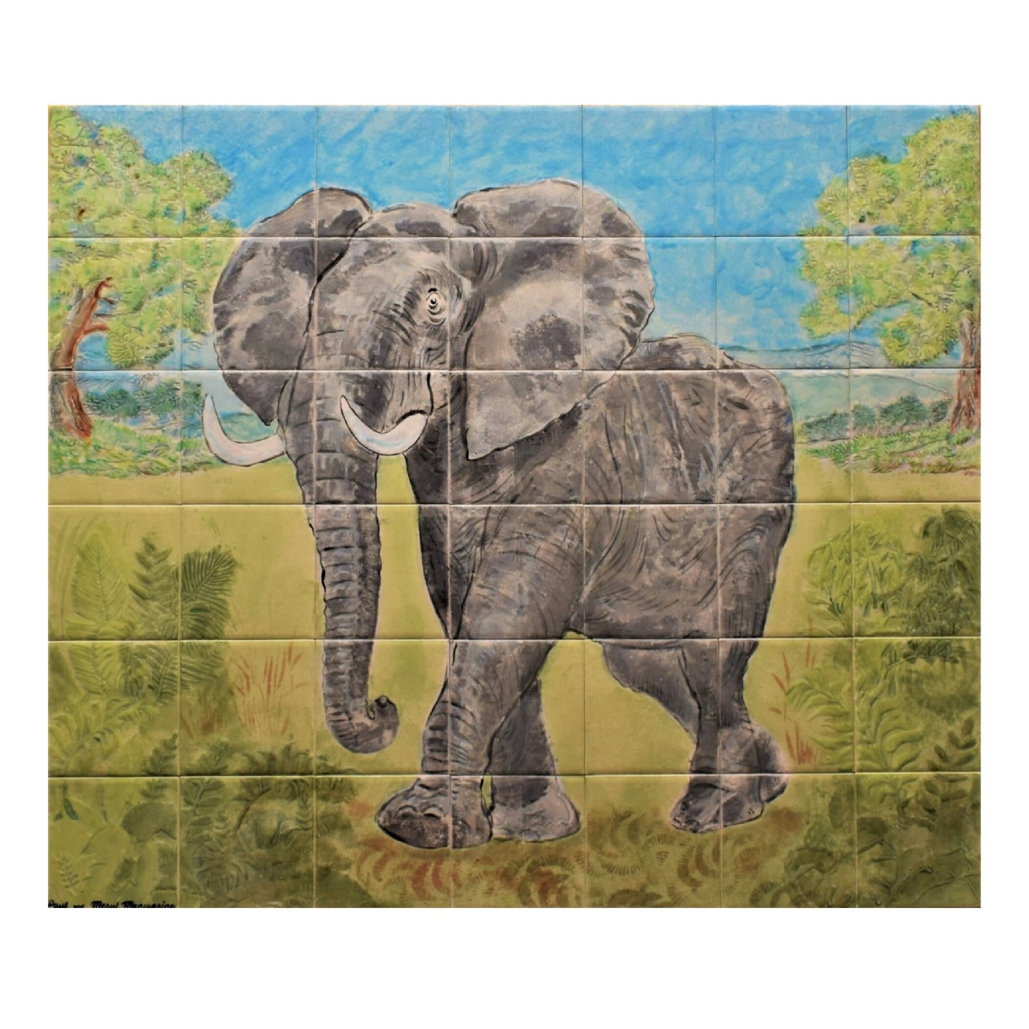 Küche Backsplash Ideen Elefant benutzerdefinierte Fliesen | Etsy