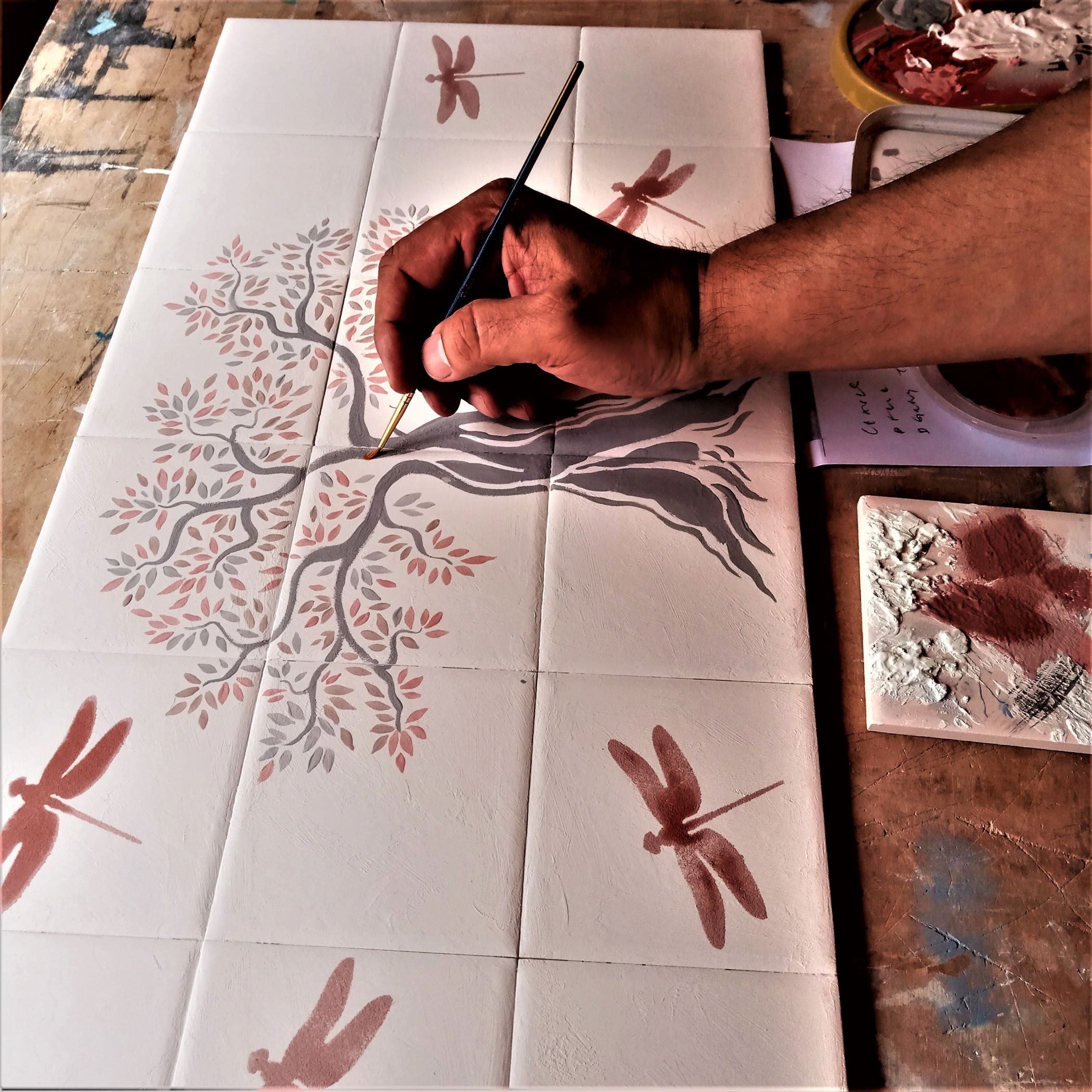 Backsplash Wandbild Küche Backsplash handgefertigt CUSTOM | Etsy