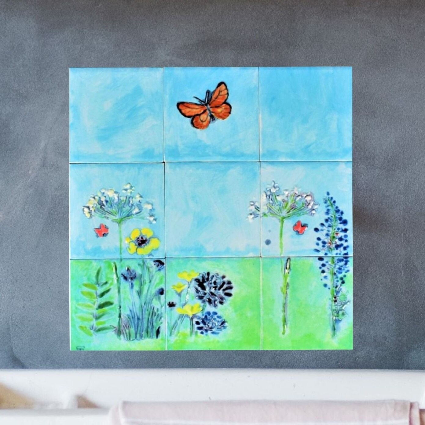 Tile Painting Designs Easy