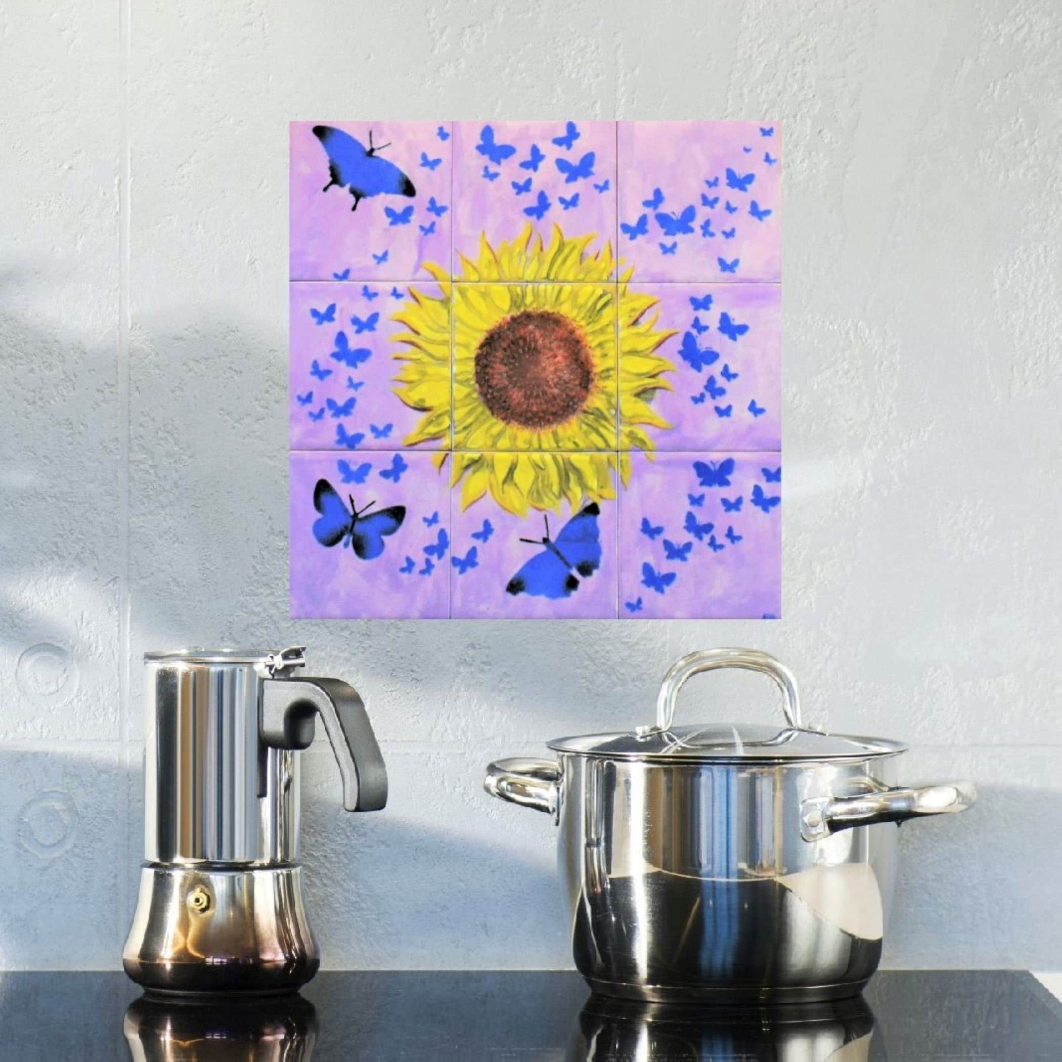 Sunflower Kitchen Backsplash Tiles