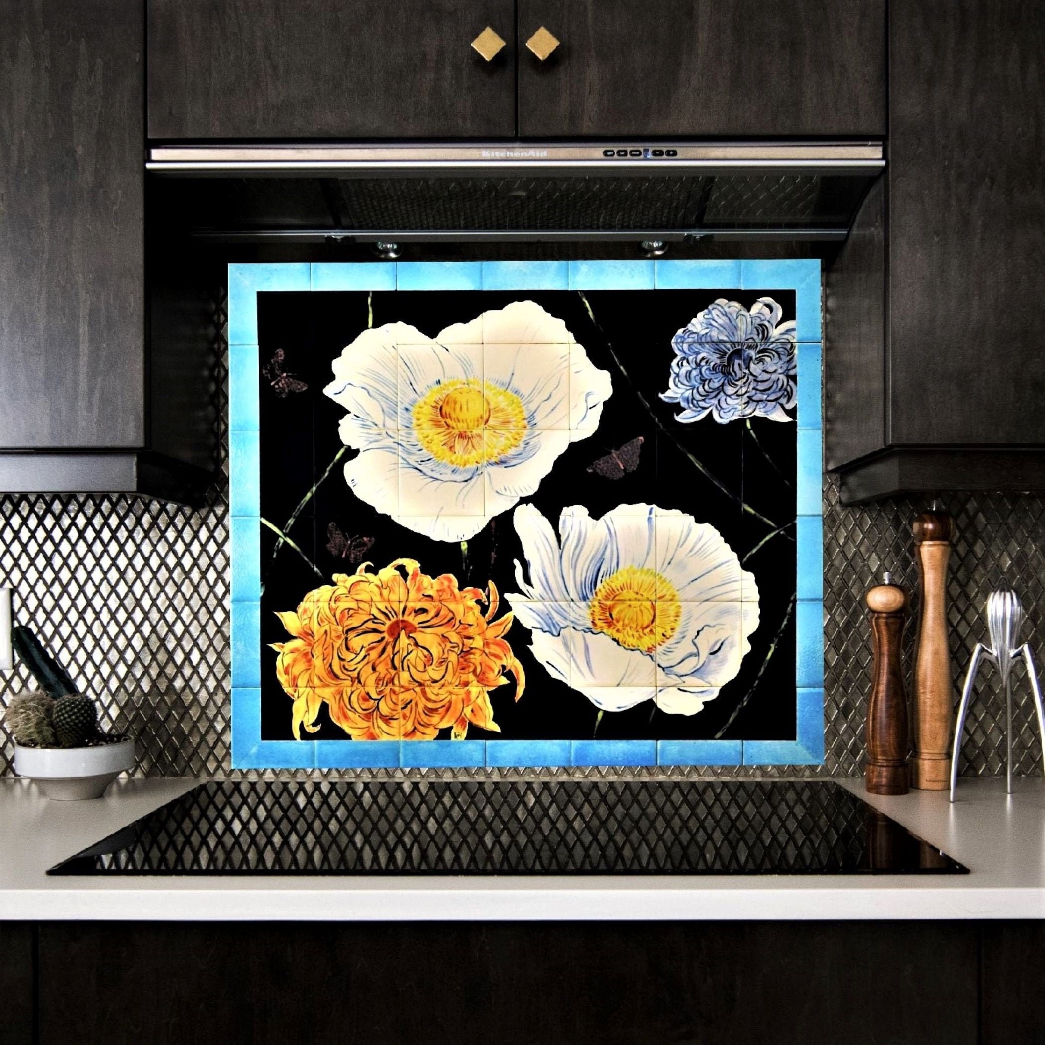 Kitchen Tile Murals Tile Art Backsplashes