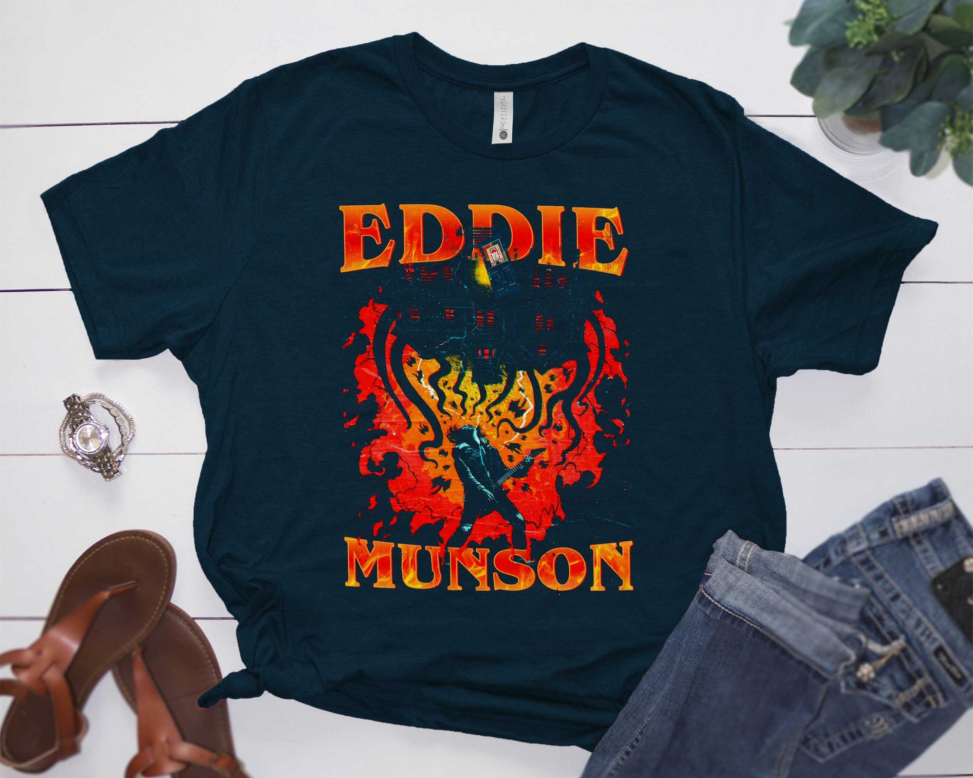Discover Vintage Eddie Munson Shirt,  Metal Dude Eddie Shirt, Steve Harrington Shirt, Joseph Quinn Shirt